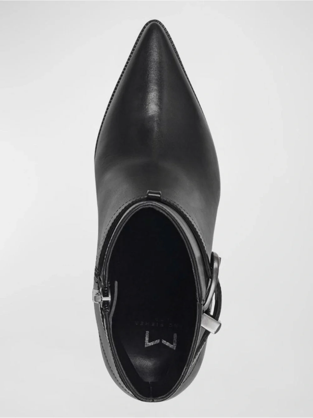 Marc Fisher LTD Black Leather Rafia Bootie